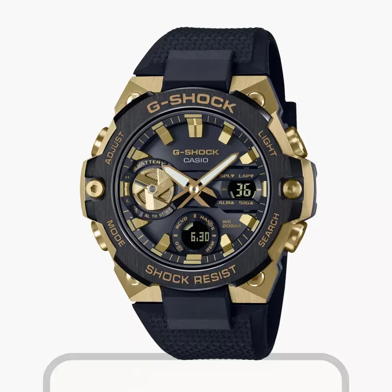 G-Shock G-Steel Tough Solar Bluetooth Men's Watch- GST-B400GB-1A9